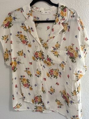 Mango Floral print Shirt